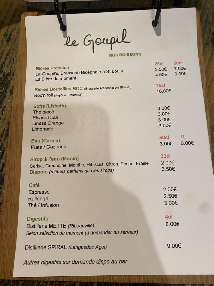 Le Goupil - Menu Image 2