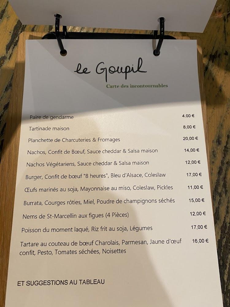 Le Goupil - Menu Image 3