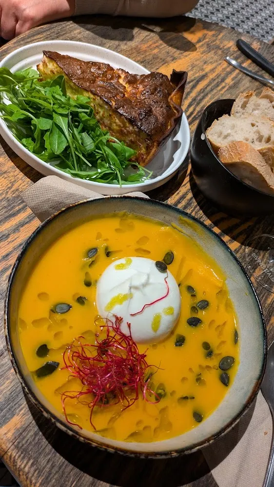 Soupe de Potimarron Avec Bufala